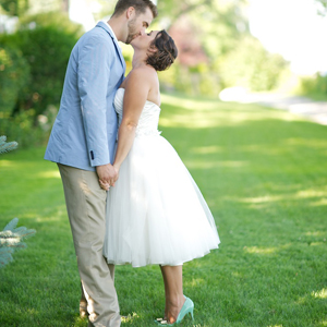 Stephanie + Chris – Surprise Backyard Wedding, Oakville
