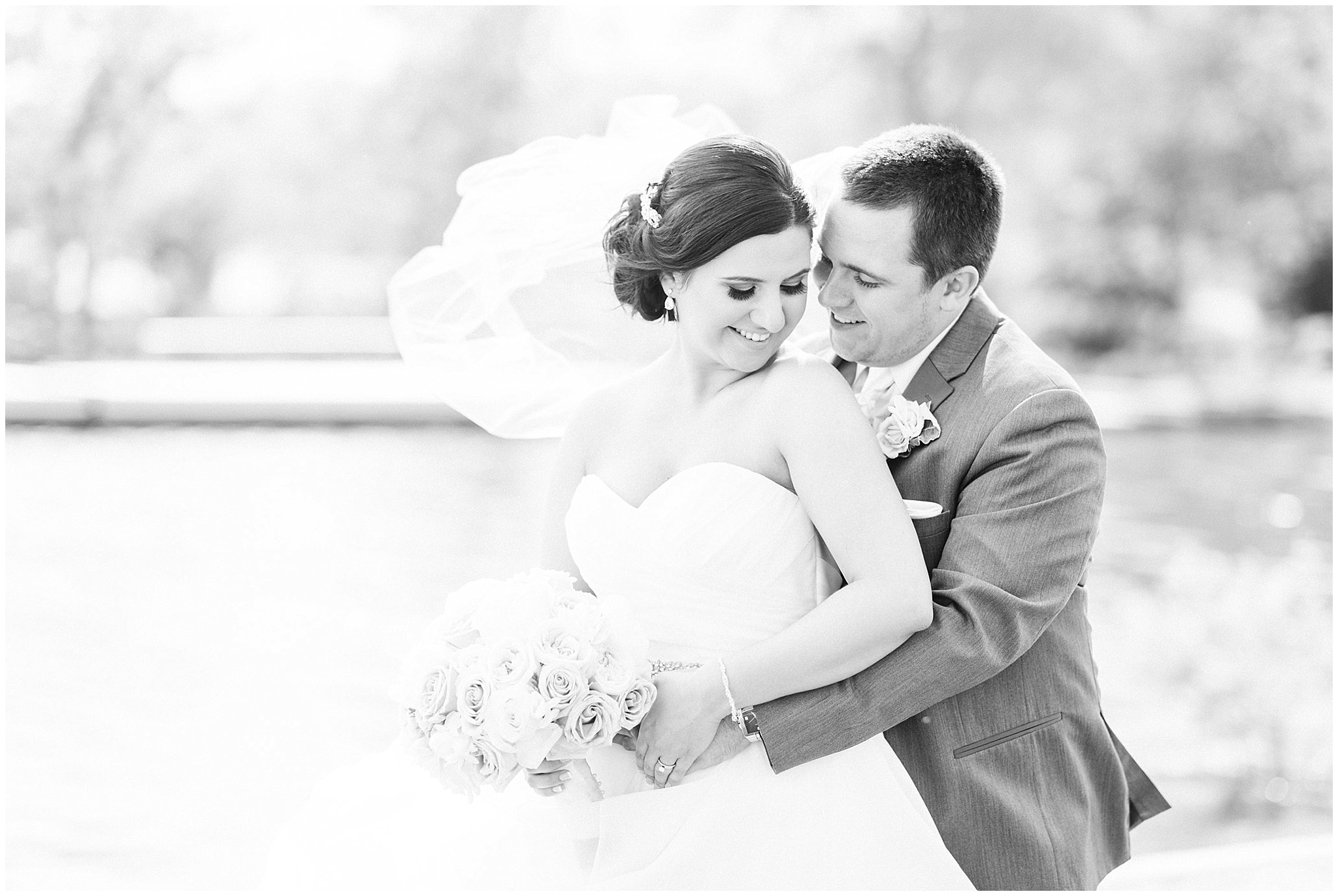 Soft and romantic pink and grey wedding at LaSalle Banquet Centre by Jenn Kavanagh Photography
