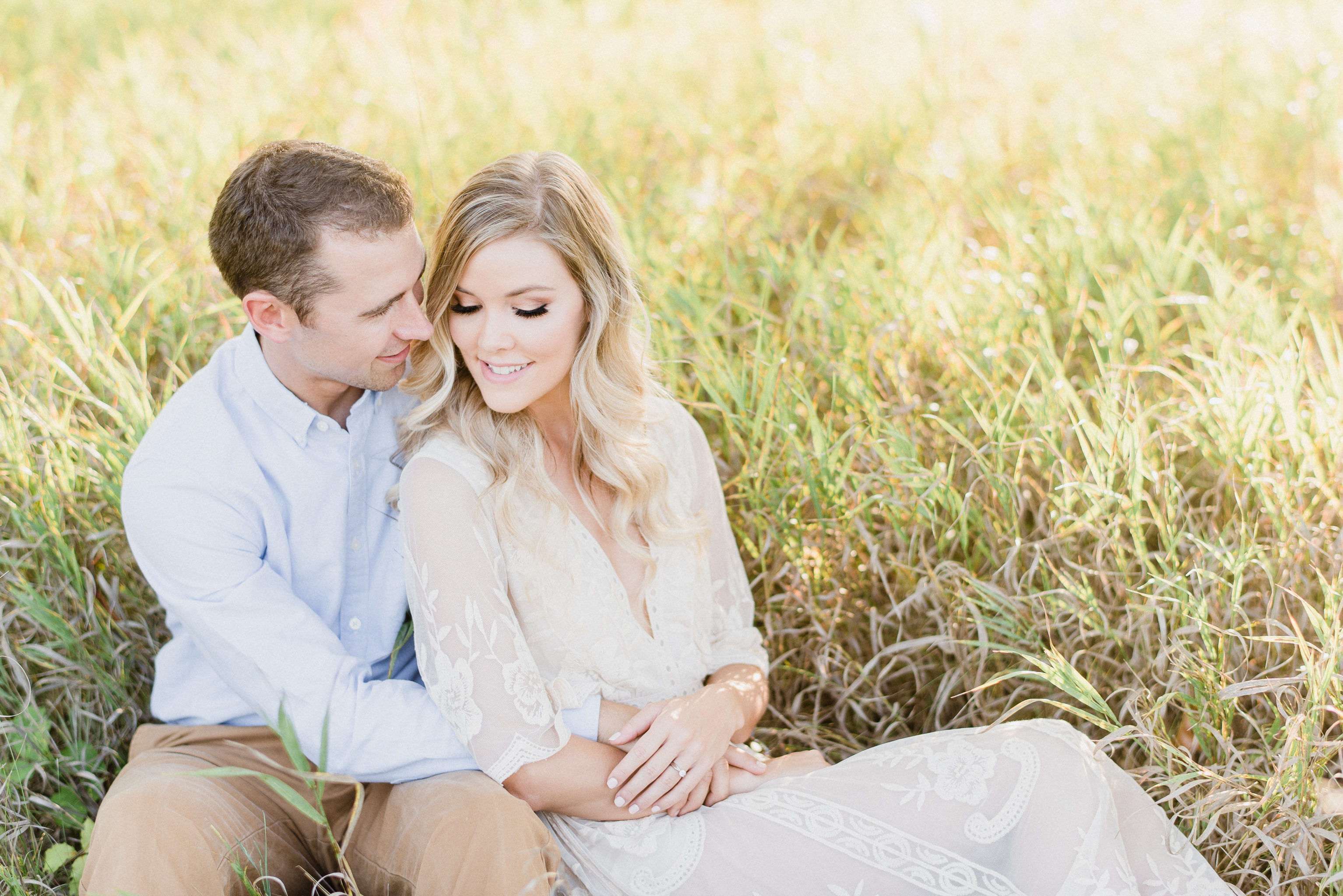 White lace engagement dress | Jenn Kavanagh Photography