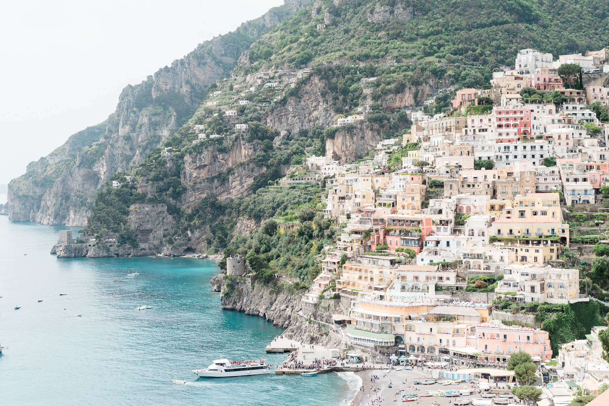 Positano, view from the Path of the Gods | Amalfi Coast by Jenn Kavanagh Photography
