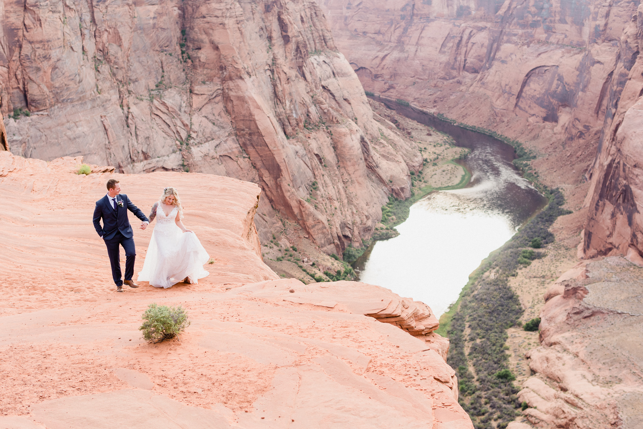 Horseshoe Bend Elopement by Jenn Kavanagh Photography