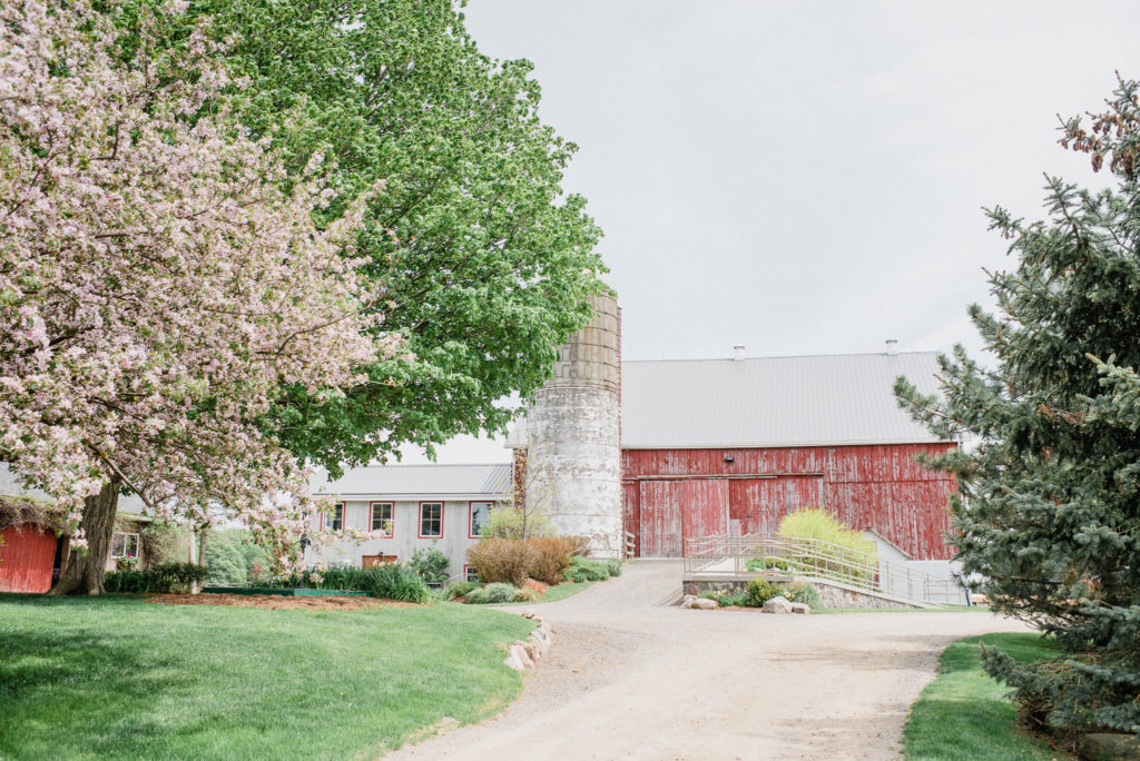 Springtime Cambium Farms wedding photographed by Jenn Kavanagh Photography